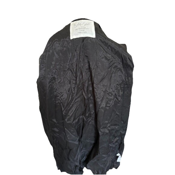 KYLA SEO Floral Embrodery VELVET KIMONO JACKET DUSTER L Whimsygoth Boho Coquette - Picture 10 of 15